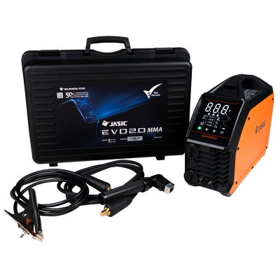 Jasic EVO ARC 200 PFC 95-265V Inverter c/w Case & Leads (Model EA-200)