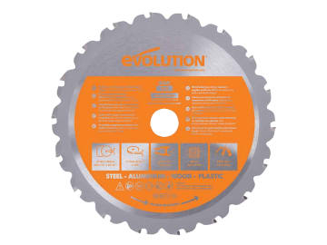 165x20x18T Circular Saw Blade Orange Multi Material Evolution