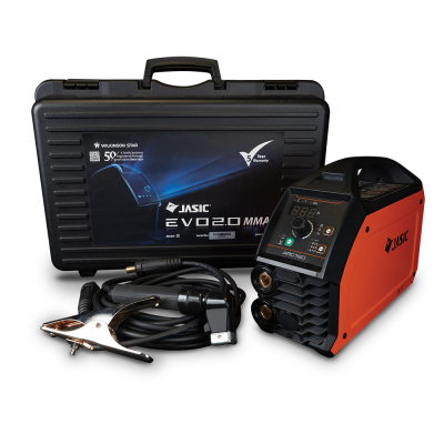 Jasic EVO POWER ARC 180 230V Inverter c/w Case & Leads (Model EPA-180)