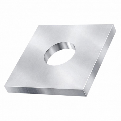 M16x50x3 Square Plate Washer DIN 436 A2 Pack 50