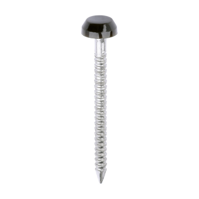 30x2.1 Polymer Headed Pin A4 Mahogany (Head Diameter 6.2) Pack 250