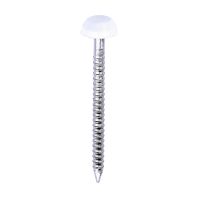 30x2.1 Polymer Headed Pin A4 White (Head Diameter 6.2) Pack 250