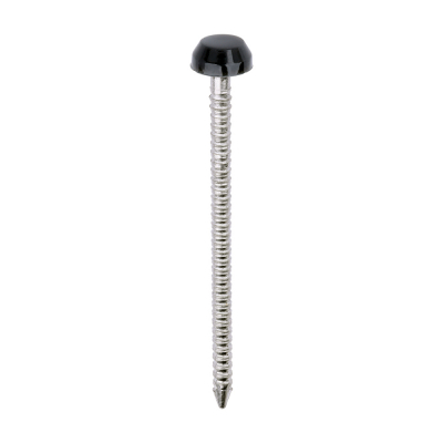 40x2.1 Polymer Headed Pin A4 Anthracite (Head Diameter 6.2) Grey Pack 250