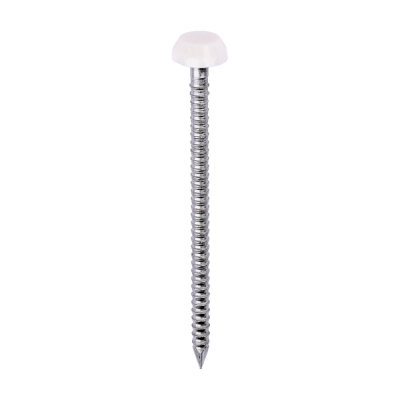 40x2.1 Polymer Headed Pin A4 Cream (Head Diameter 6.2) Pack 250