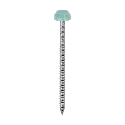 40x2.1 Polymer Headed Pin A4 Chartwell Green (Head Diameter 6.2) Pack 250