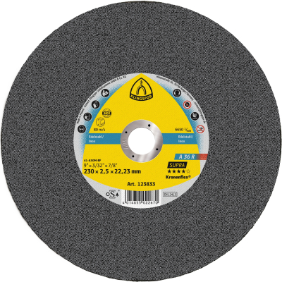 115x2x22.23 Metal Cutting Disc A36R SUPRA Klingspor Pack 25