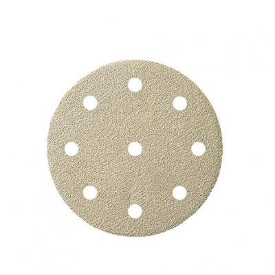 125mm Velcro With Holes (GLS27 Pattern) Wood Sanding Disc P320 PS33BK Klingspor Pack 100