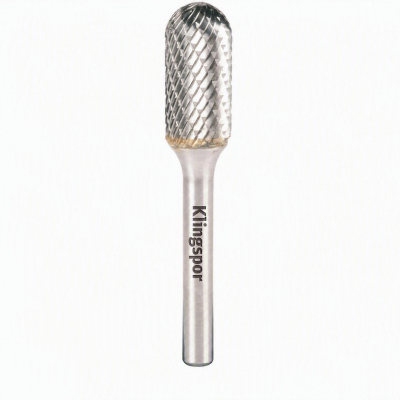 3x14x3 Ball Nosed Cylinder Shaped Carbide Burr HF100C Double Serration Cut (Cut 6) Pack 5