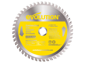 210x25.4x54T Circular Saw Blade Yellow St/St Evolution