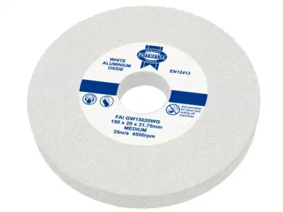 200x25 Medium Aluminium Oxide White Grinding Wheel
