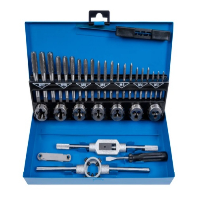 Tap & Die 32Pc Metric Set Bluespot