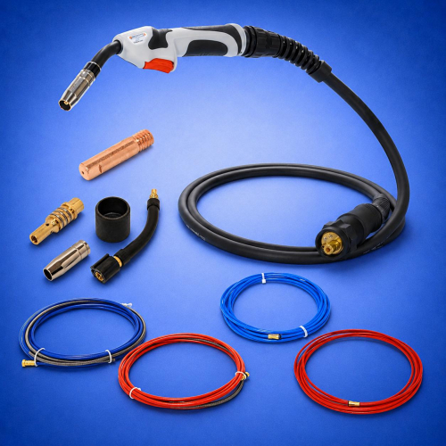 MIG T150 Torch and Consumables