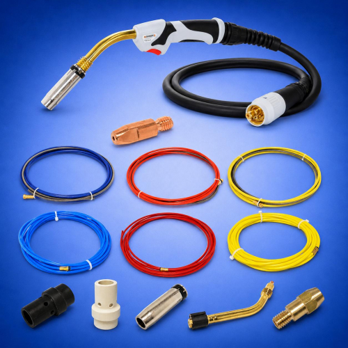 MIG T360 Torch and Consumables