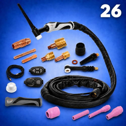 TIG 26 Torch and Consumables