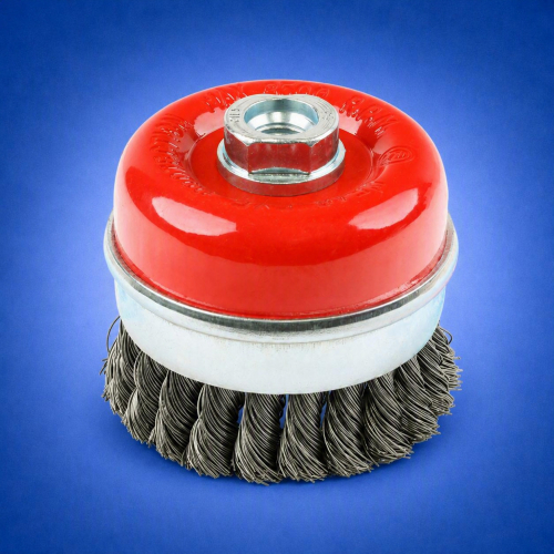 Twisted Knot Steel Wire Cup Brush