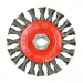 115mm (M14x0.5) Angle Grinder Twisted Knot Steel Wire Wheel Brush