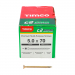 5.0x70 Pozi Countersunk Multi Purpose Screw Zinc & Yellow Plated Timco C2 Range Pack 200