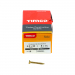 4x30 Pozi Countersunk Chipboard Screw Zinc & Yellow Plated Timco Solo Range Pack 200