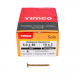 5x50 Pozi Countersunk Chipboard Screw Zinc & Yellow Plated Timco Solo Range Pack 200