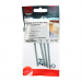 M6x100 Carriage Bolt & Nut DIN 603 Zinc Plated Gr.4.8 Pack 4