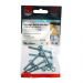 M6x50 Carriage Bolt & Nut DIN 603 Zinc Plated Gr.4.8 Pack 6
