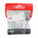 M10x50x3 Square Plate Washer DIN 436 Zinc Plated Pack 30