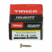 4.0x20 Pozi Countersunk Multi Purpose Screw Zinc & Yellow Plated Timco Velocity Range Pack 200