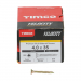 4.0x35 Pozi Countersunk Multi Purpose Screw Zinc & Yellow Plated Timco Velocity Range Pack 200