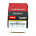 4.0x70 Pozi Countersunk Multi Purpose Screw Zinc & Yellow Plated Timco Velocity Range Pack 200