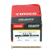 5.0x90 Pozi Countersunk Multi Purpose Screw Zinc & Yellow Plated Timco Velocity Range Pack 100