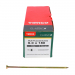 6.0x180 Pozi Countersunk Multi Purpose Screw Zinc & Yellow Plated Timco Classic Range Pack 100