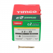 4.0x40 Pozi Countersunk Multi Purpose Screw Zinc & Yellow Plated Timco C2 Range Pack 200