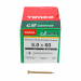 5.0x60 Pozi Countersunk Multi Purpose Screw Zinc & Yellow Plated Timco C2 Range Pack 200