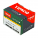 3.5x12 Pozi Countersunk Multi Purpose Screw Zinc & Yellow Plated Timco Classic Range Pack 200