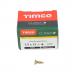 3.5x12 Pozi Countersunk Multi Purpose Screw Zinc & Yellow Plated Timco Classic Range Pack 200
