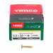 3.5x20 Pozi Countersunk Multi Purpose Screw Zinc & Yellow Plated Timco Classic Range Pack 200