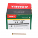 3.5x50 Pozi Countersunk Multi Purpose Screw Zinc & Yellow Plated Timco Classic Range Pack 200