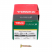 4.0x25 Pozi Countersunk Multi Purpose Screw Zinc & Yellow Plated Timco Classic Range Pack 200