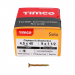 4.5x40 Pozi Countersunk Chipboard Screw Zinc & Yellow Plated Timco Solo Range Pack 200