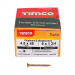 4.5x45 Pozi Countersunk Chipboard Screw Zinc & Yellow Plated Timco Solo Range Pack 200