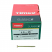 4.0x55 Pozi Countersunk Multi Purpose Screw Zinc & Yellow Plated Timco Classic Range Pack 200