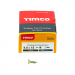 4x15 Pozi Countersunk Chipboard Screw Zinc & Yellow Plated Timco Solo Range Pack 200