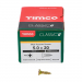 5.0x20 Pozi Countersunk Multi Purpose Screw Zinc & Yellow Plated Timco Classic Range Pack 200