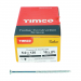 5x120 Pozi Countersunk Chipboard Screw Zinc Plated Timco Solo Range Pack 100