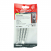 M8x100 Hex Masonry Bolt DIN 529 Silver Pack 4