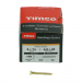No8x11/2 Slotted Countersunk Woodscrew Brass Pack 200
