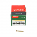 4.0x30 Pozi Countersunk Multi Purpose Screw Zinc & Yellow Plated Timco Classic Range Pack 200