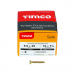 5x35 Pozi Countersunk Chipboard Screw Zinc & Yellow Plated Timco Solo Range Pack 200