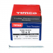 No12x4 Pozi Countersunk Twin Threaded Woodscrew Zinc Plated Pack 100