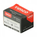 No4x1/2 Pozi Pan Ab Point Self Tapping Screw DIN 7981CZ Zinc Plated Pack 200